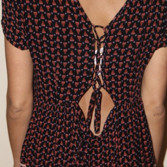 70's patterned dress - Picture 2 of 3